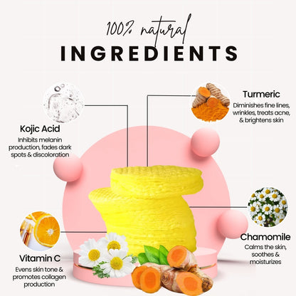 Freforest®Kojic Acid Turmeric Cleansing Pads
